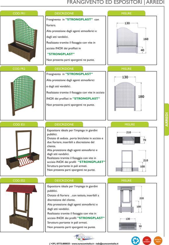 Panchina in STRONGPLAST - PLASTICA ETEROGENEA